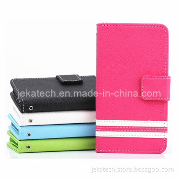PU Leather Stand Folio Case for Samsung Galaxy S5